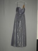 *Size: 12 Grey Bridesmaid Dress By Dessy Collectio