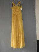*Size: 8 Marigold Bridesmaid Dress by Dessy Collec