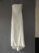 *After Six Ivory Wedding Dress Size: 10
