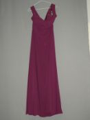 *Size: 12 Wild Berry Bridesmaid Dress by Social