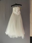 *Alfred Sung White Wedding Dress