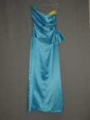 *Size: 12 Turquoise Bridesmaid Dress By Dessy Coll