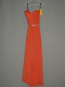 *Size: 14 Orange Bridesmaid Dress By Dessy Collect