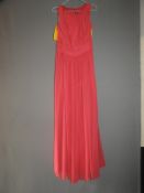 *Chrissy Collection Pink Bridesmaid Dress Size: 16