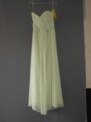 *Size: 16 Pale Green Bridesmaid Dress by Dessy Col
