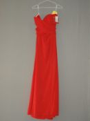 *Size: 6 Red Bridesmaid Dress by Social