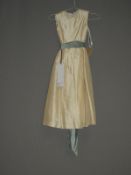 *Size: 5 Ivory Bridesmaid Dress by Dessy Girl