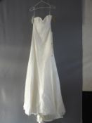 *After Six White Wedding Dress Size: 6