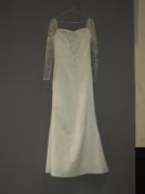 *White Wedding Dress Size: 8