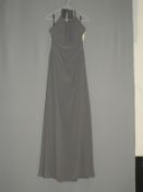 *Size: 12 Charcoal Grey Bridesmaid Dress By Social