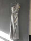 *Size: 12 Silver Bridesmaid Dress by Social