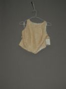 *Size: 12 Ivory Bridesmaid Top by Dessy Collection