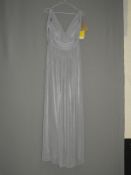 *Size: 8 Platinum Bridesmaid Dress By Dessy Collec