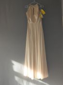 *Size: 8 Pale Brown Bridesmaid Dress by Dessy Coll