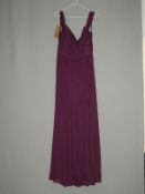 *Size: 14 Purple Bridesmaid Dress by Alfred Sung