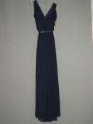 *Size: 8 Midnight Bridesmaid Dress by Dessy Collec