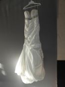 *Mirage Couture White Wedding Dress Size: 8