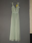 *Size: 16 Pale Green Bridesmaid Dress by Dessy Col