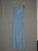 *Size: 14 Light Blue Bridesmaid Dress By Dessy Col