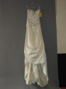 *Jai Bridal Ivory Wedding Dress Size: 12