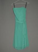 *Size: 14 Turquoise Bridesmaid Dress by Dessy Coll
