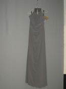 *Size: 16 Charcoal Grey Bridesmaid Dress By Social