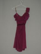 *Size: 10 Wild Berry Bridesmaid Dress by Lola Rose