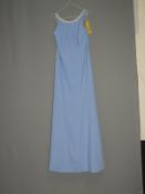 *Size: 12 Light Blue Bridesmaid Dress By Dessy Col