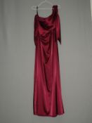 *Size: 14 Dark Red Bridesmaid Dress By Dessy Colle
