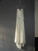 *Sandals White Wedding Dress Size: 8
