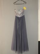 *Size: 10 Grey Bridesmaid Dress by Dessy Group