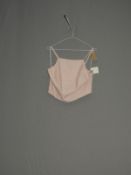 *Size: 8 Blush Bridesmaid Top by Dessy Collection