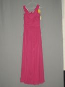 *Size: 10 Dark Pink Bridesmaid Dress by Dessy Coll