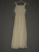 *Size: 10 Ivory Bridesmaid Dress by Dessy Girl