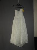 *After Six White Wedding Dress Size: 8