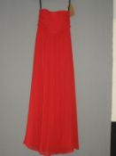 *Size: 14 Flame Bridesmaid Dress by Dessy Collecti