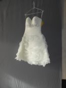 *Ivory Wedding Dress Size: 8