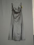 *Size: 12 Charcoal Grey Bridesmaid Dress By Dessy