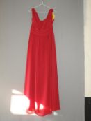 *Size: 16 Red/Pink Bridesmaid Dress by Social