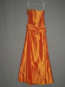 *Size: 14 Orange Crush Bridesmaid Dress by Dessy C