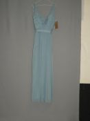 *Size: 14 Smokey Blue Bridesmaid Dress By Alfred S