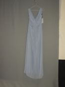 *Size: 18 Cloudy Blue Bridesmaid Dress by Dessy Co