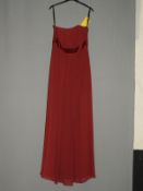 *Size: 12 Burgundy Bridesmaid Dress by Dessy Colle
