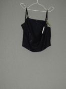 *Size: 8 Midnight Bridesmaid Top by Dessy Collecti