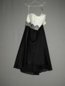 *Size: 12 Black & White Bridesmaid Dress by Dessy