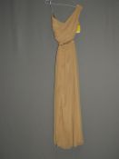 *Size: 16 Golden Bridesmaid Dress By Dessy Collect