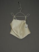 *Size: 12 Ivory Bridesmaid Top by Dessy Collection