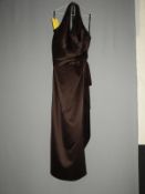 *Size: 14 Brown Bridesmaid Dress By Dessy Collecti