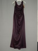 *Size: 12 Dark Purple Bridesmaid Dress by Lola Ros