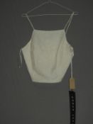 *Size: 8 Ivory Bridesmaid Top by Dessy Collection